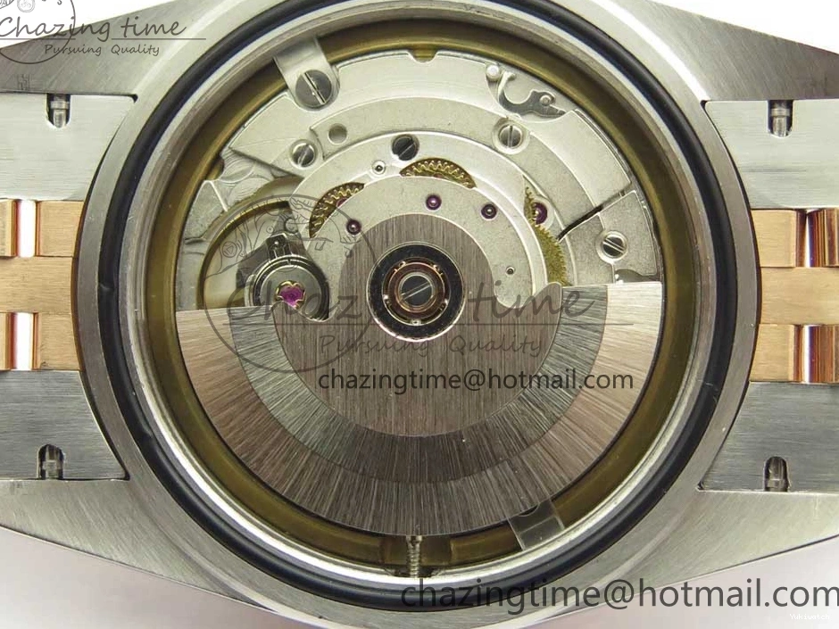 Black 904 36mm Jubilee Wrapped RG Bracelet 116231 GMF SS SS RG DateJust on Dial Diam A2836 Wrapped 0313